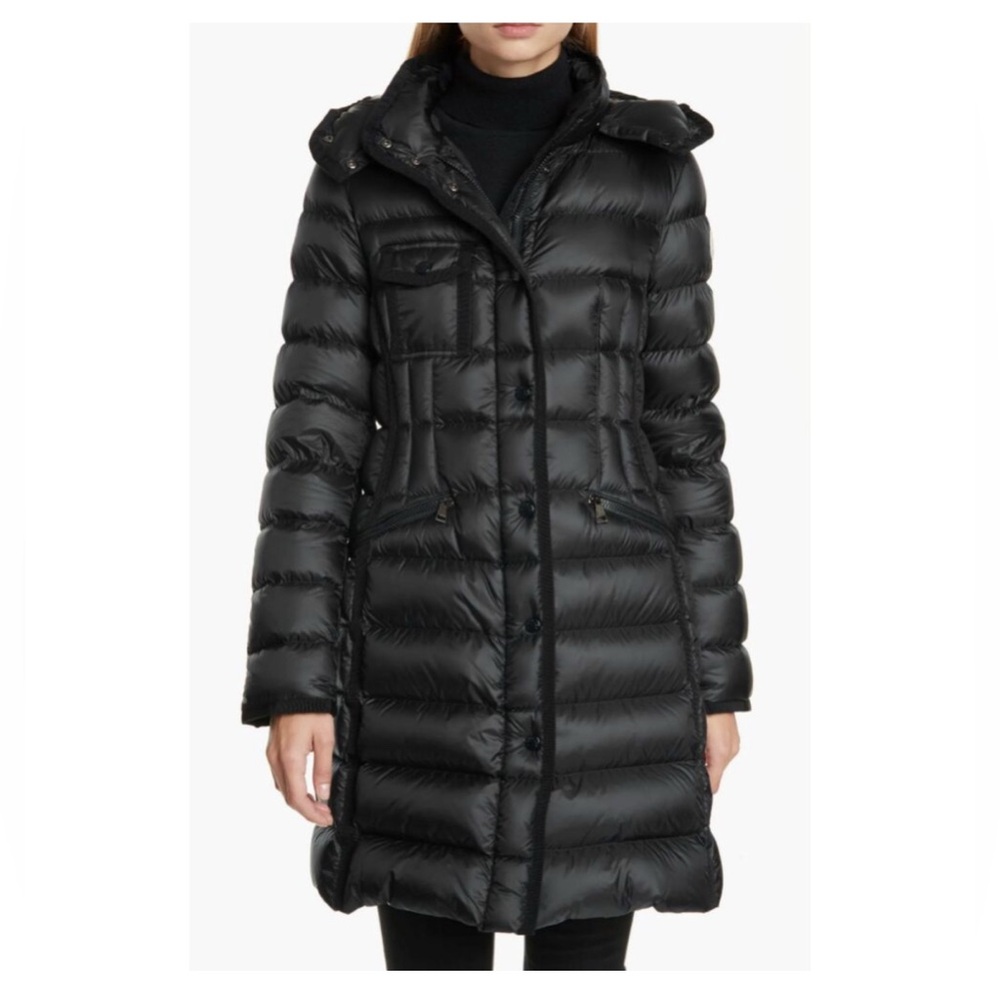 New Moncler Hirma Women's Elegant Black Puffer Jacket